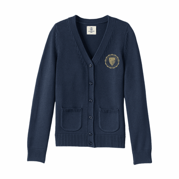 Land's End Girl's Button Front Cardigan