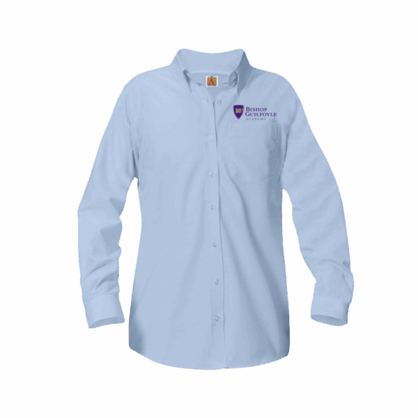 A+ Ladies' Long Sleeve Oxford Blouse